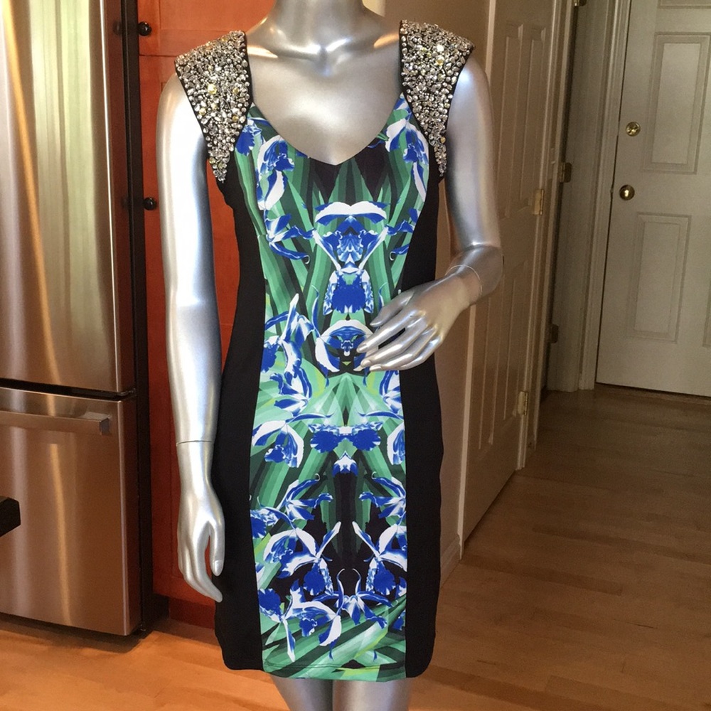 Rare BEBE addiction bodycon dress - Picture 1 of 11